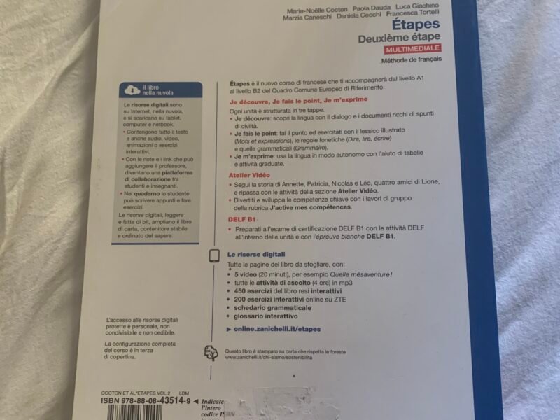 Étapes. Deuxième étape