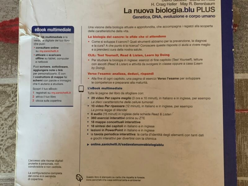 La nuova biologia.blu PLUS Genetica, DNA, evoluzione e corpo umano