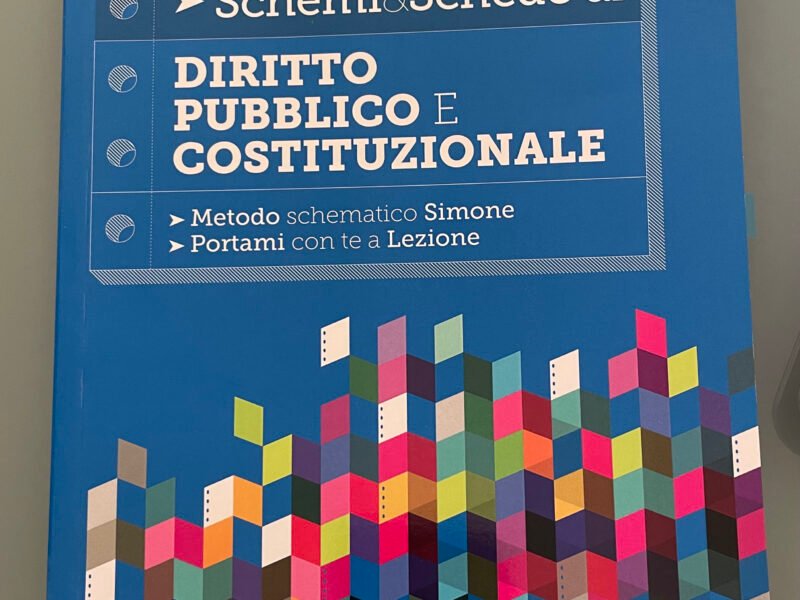 Schemi&Schede di diritto pubblico e costituzionale