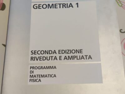 Geometria 1, Edoardo Sernesi
