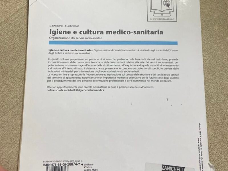 Igiene e cultura medico-sanitaria