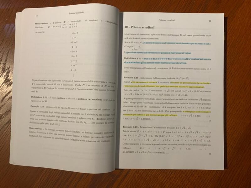 Manuale modulare di metodi matematici. Modulo 2/3: Elementi di analisi matematica