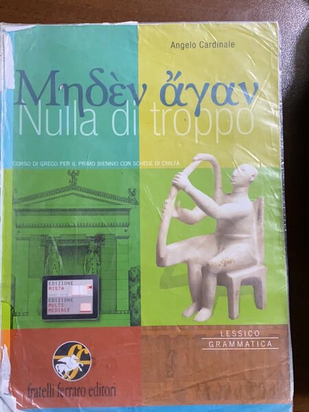 Nulla di troppo Esercizi 1 + Grammatica Libro Greco