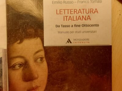 Letteratura italiana manuale per studi universitari