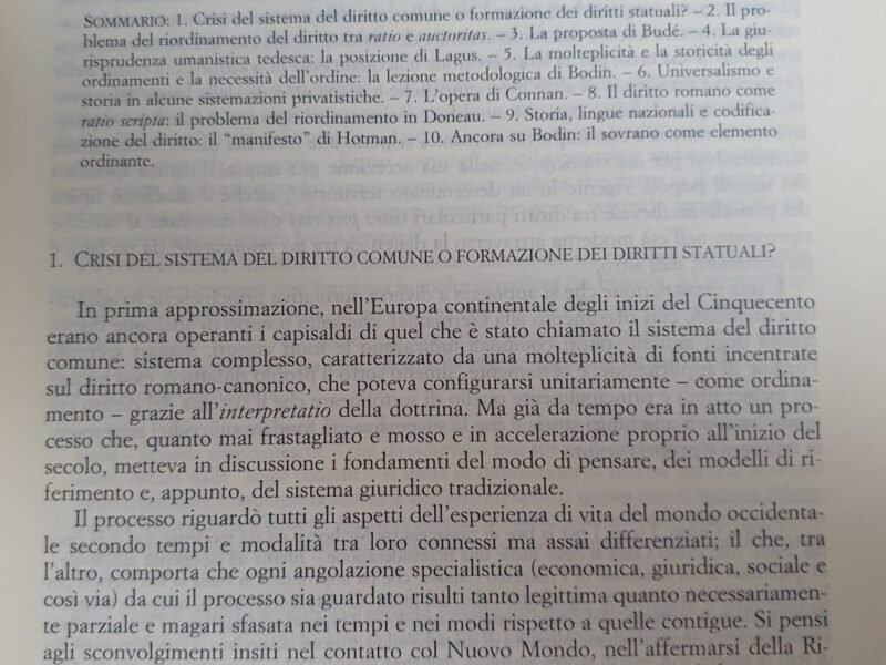 Alla ricerca dell'ordine. Fonti e cultura giuridica nell'età moderna di Birocchi