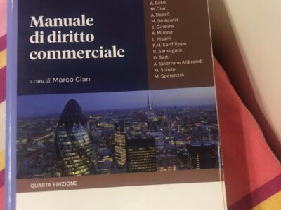 Manuale di diritto commerciale Marco Cian