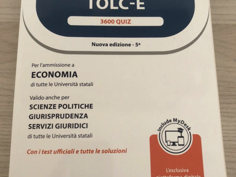 alpha test economia TOLC-E