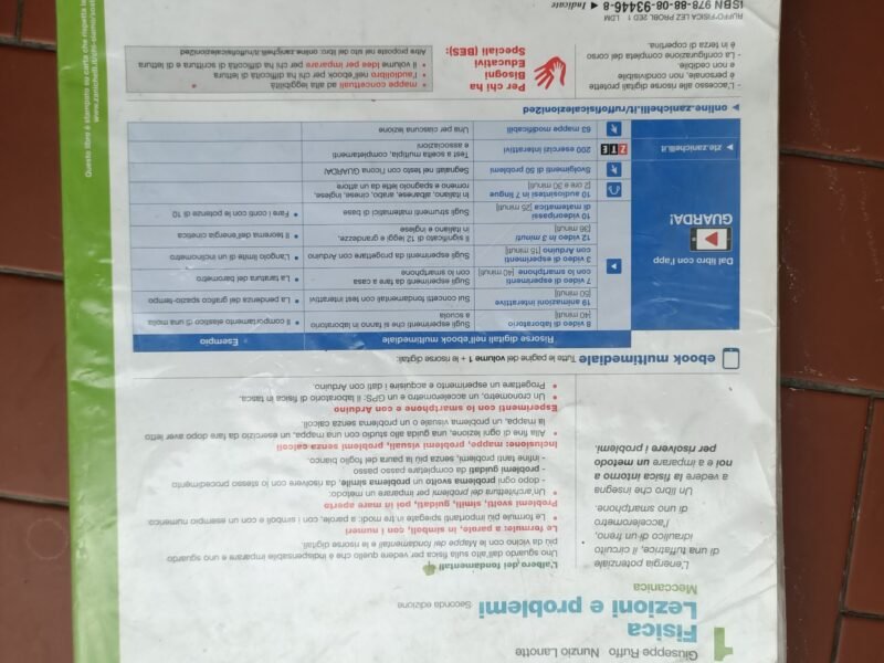 DIRITTO ED ECONOMIA 3ED. - VOL. U (LDM). FISICA: LEZIONI E PROBLEMI 2ED. - VOL. 1 (LDM). MATEMATICA MULTIMEDIALE.VERDE 2ED. - VOL. 1 CON TUTOR (LDM). AGENDA PER IL PIANETA TERRA - VOL. U (LDM). RAPPRESENTAZIONE E TECNOLOGIA INDUSTRIALE.VERD