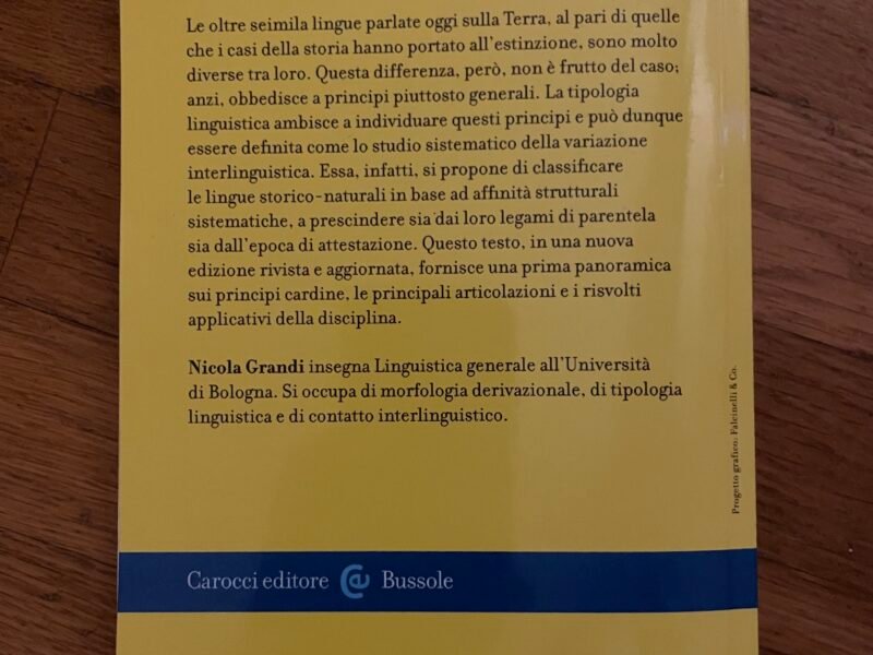 Fondamenti di tipologia linguistica