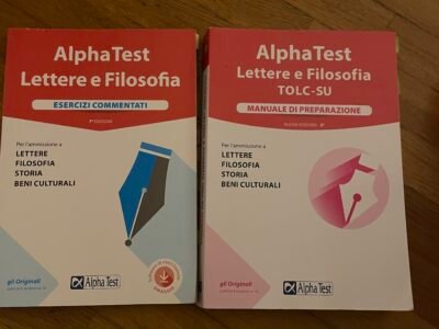Alpha test - Lettere e Filosofia - TOLC-SU Manuale di preparazione