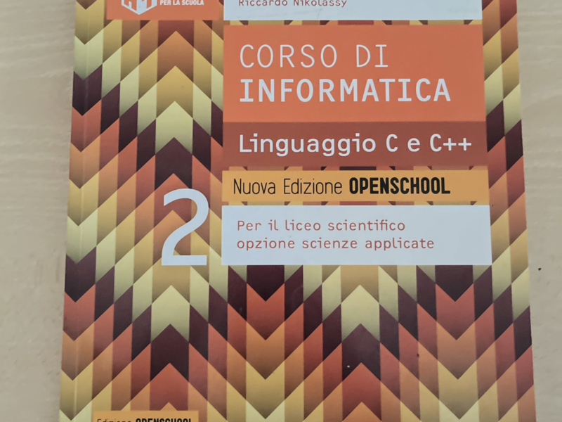 Libro informatica “corso di informatica 2”