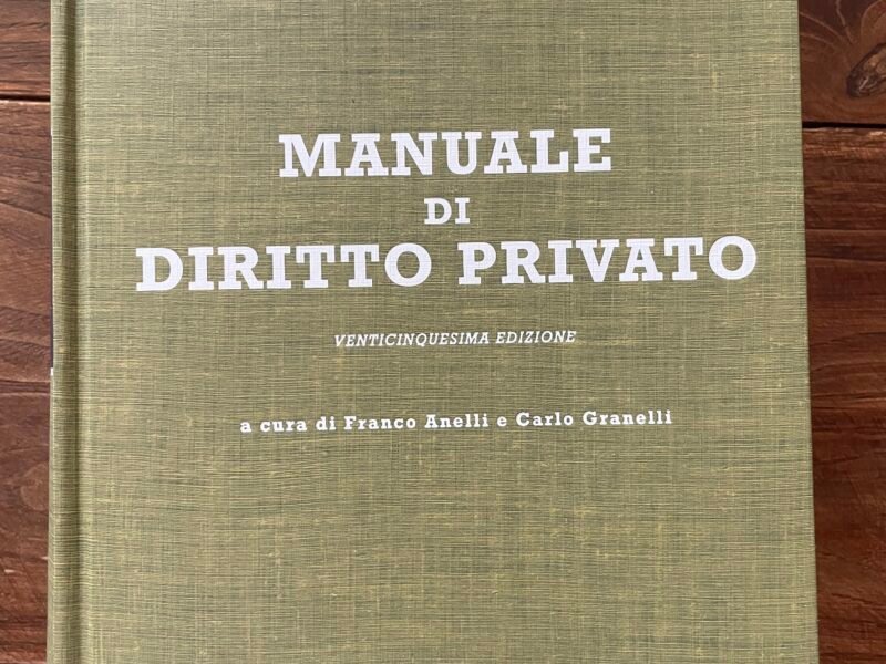 Manuale DI DIRITTO PRIVATO