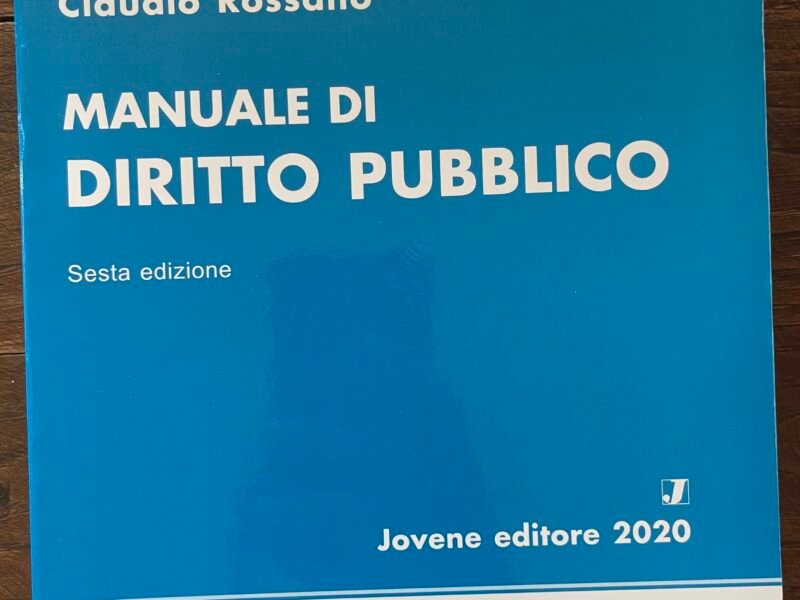 MANUALE DI DIRITTO PUBBLICO