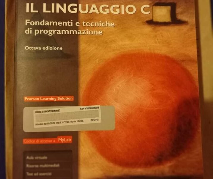 IL LINGUAGGIO C fondamenti e tecniche di programmazione