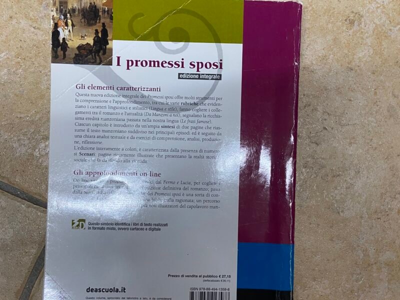 libri promessi sposi e italiano