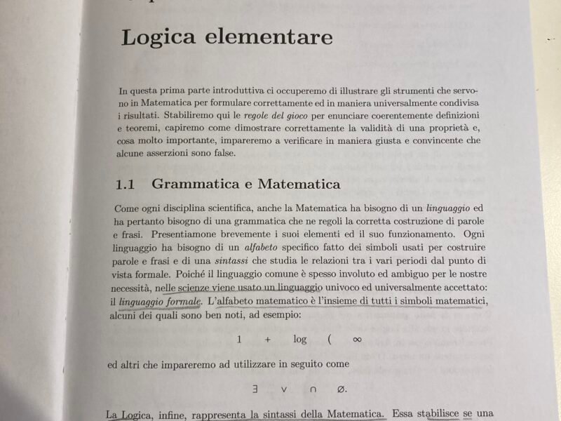Analisi matematica uno Antonio Cigliola