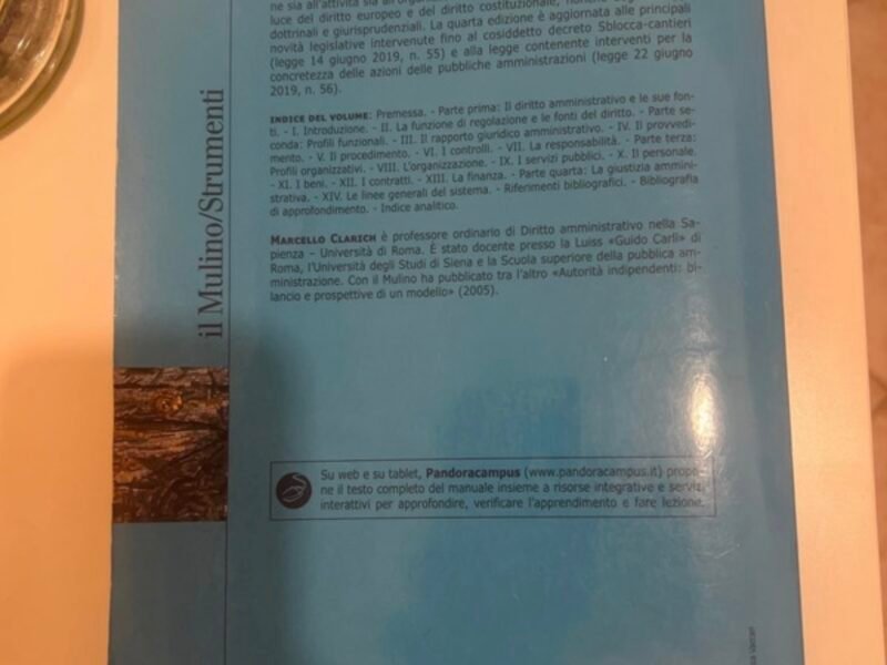 Manuale di diritto amministrativo