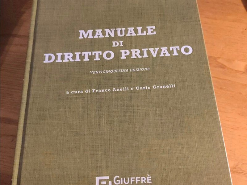 Manuale di diritto privato