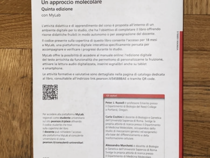 Genetica un approccio molecolare