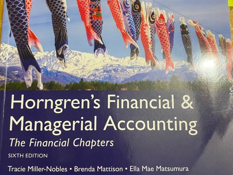 Horngren's Financial & Managerial Accounting - The Financial Chapters