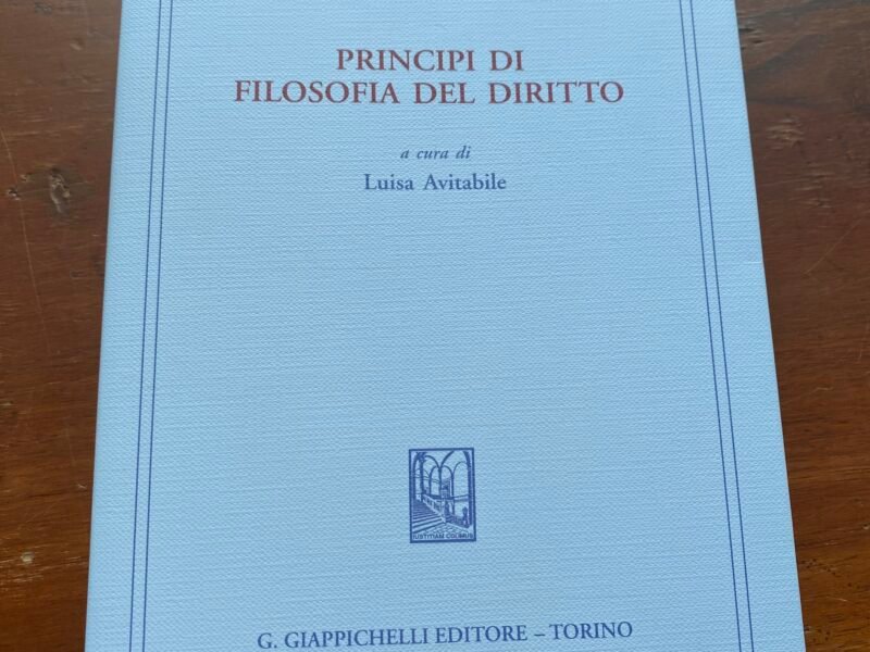 Principi di filosofia del diritto