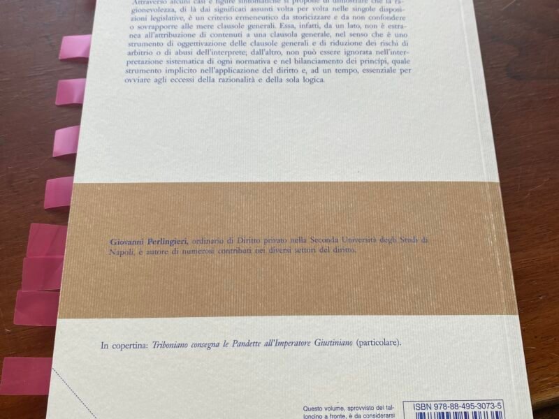 PROFILI APPLICATIVI DELLA RAGIONEVOLEZZA NEL DIRITTO CIVILE