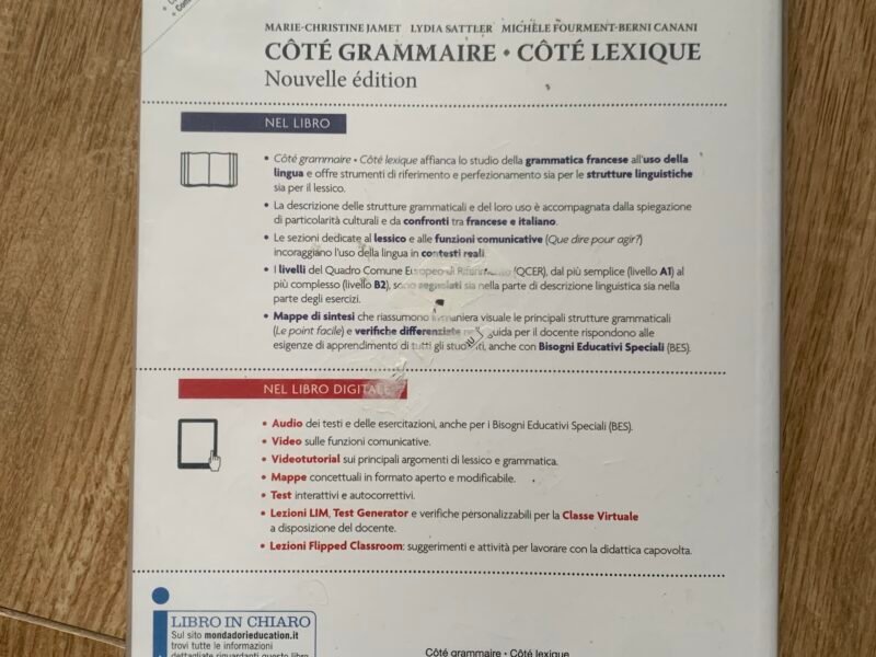 Côté grammaire e Côté lexique