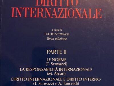 Corso di diritto internazionale - parte II - le norme - la responsabilità internazionale - diritto internazionale e diritto interno
