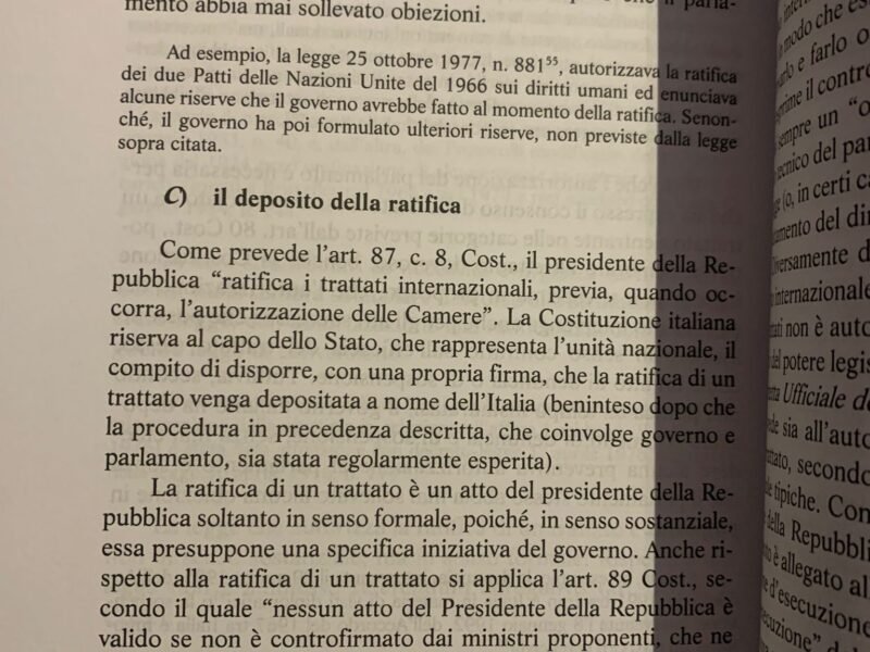 Corso di diritto internazionale - parte II - le norme - la responsabilità internazionale - diritto internazionale e diritto interno