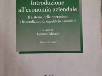 INTRODUZIONE ALL'ECONOMIA AZIENDALE