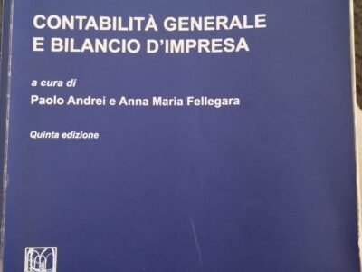 CONTABILITA' GENERALE E BILANCIO D'IMPRESA