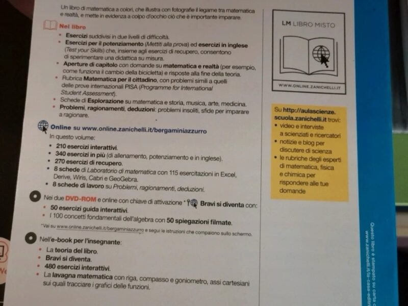 Matematica.azzurro algebra, geometria,probabilità