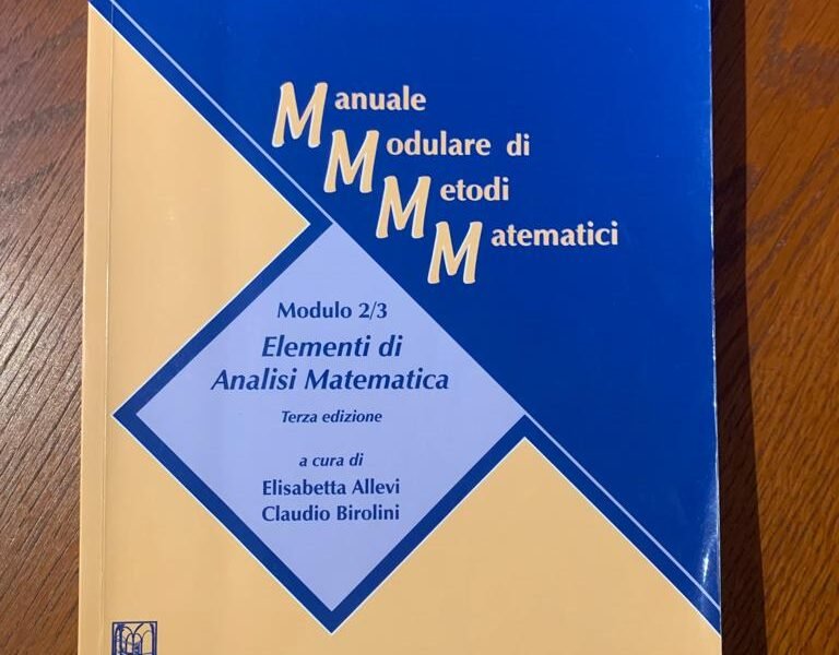 Manuale modulare di metodi matematici. Modulo 2/3: Elementi di analisi matematica