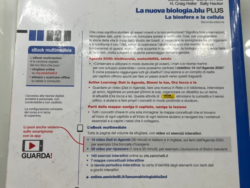 La nuova biologia.blu PLUS seconda edizione