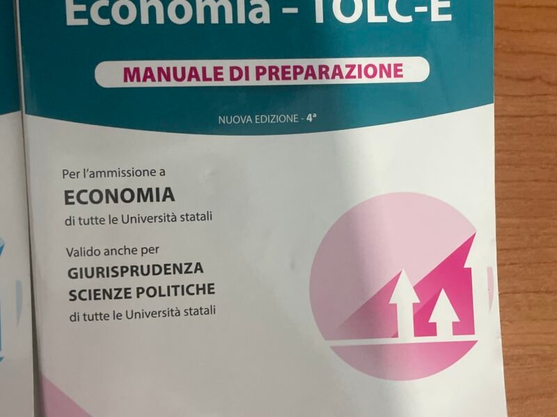 KIT COMPLETO ALPHA TEST PER TOLC DI ECONOMIA/GIURISPRUDENZA/SCIENZE POLITICHE