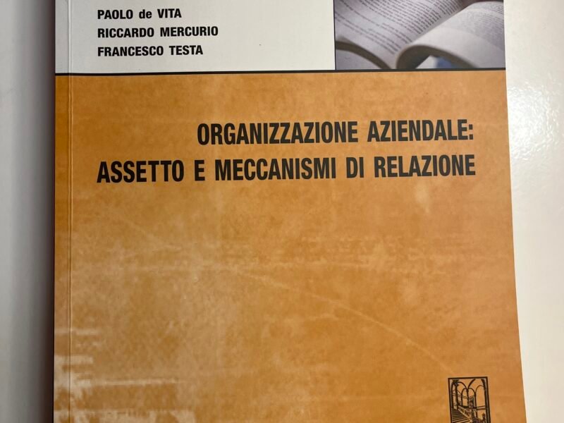 organizzazione aziendale: assetto e meccanismi di relazione