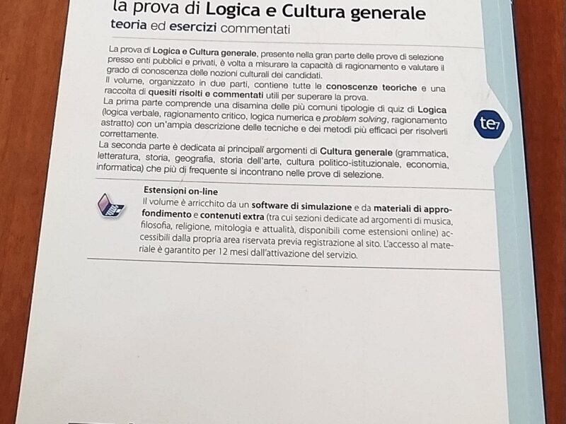 la prova di logica e cultura