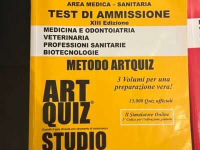 Art Quiz Giallo- Test di Ammissione XIII edizione 13.000 quiz ufficiali