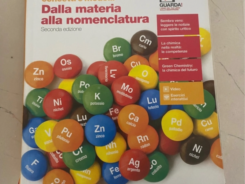 Chimica concetti e modelli Dalla materia alla nomenclatura