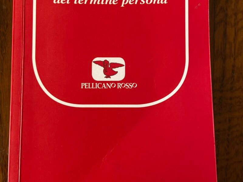 Per la storia del termine persona