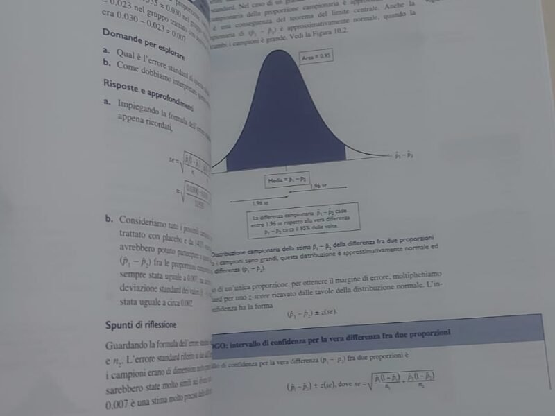 Statistica L'arte e la scienza d'imparare dai dati