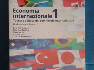 Economia internazionale 1, teoria e politica del commercio internazionale