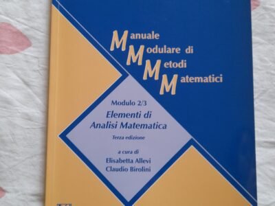 Manuale Modulare di Metodi Matematici 2/3