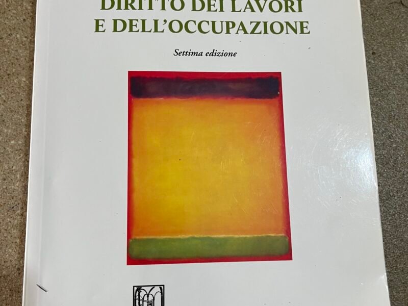 Diritto del lavoro e dell’occupazione