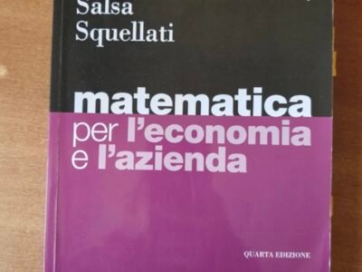 Matematica per l’economia aziendale