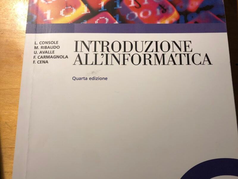 INTRODUZIONE ALL’INFORMTICA