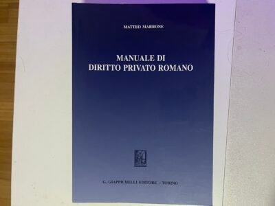 Manuale di diritto privato romano