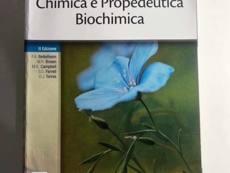 Chimica e propedeutica Biochimica