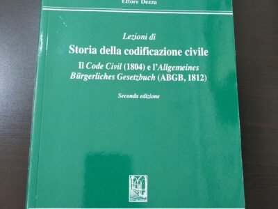 Lezioni di storia della codificazione civile
