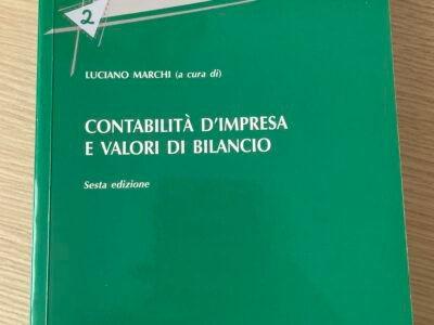 Contabilità d’impresa e valori di bilancio